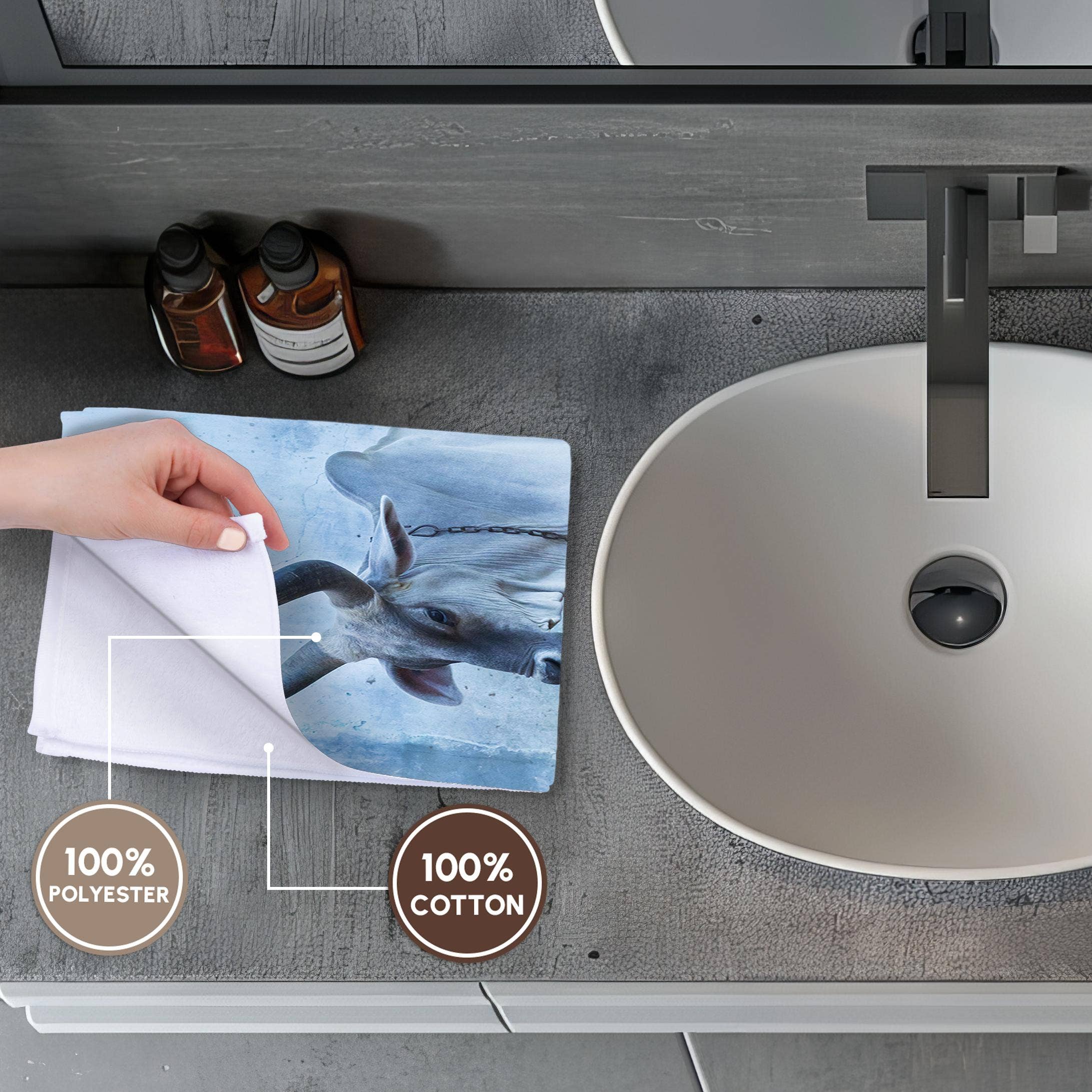 3dRose - Wholesale Bath towel - 3dRose, India. Kankrej Cattle., Towel3