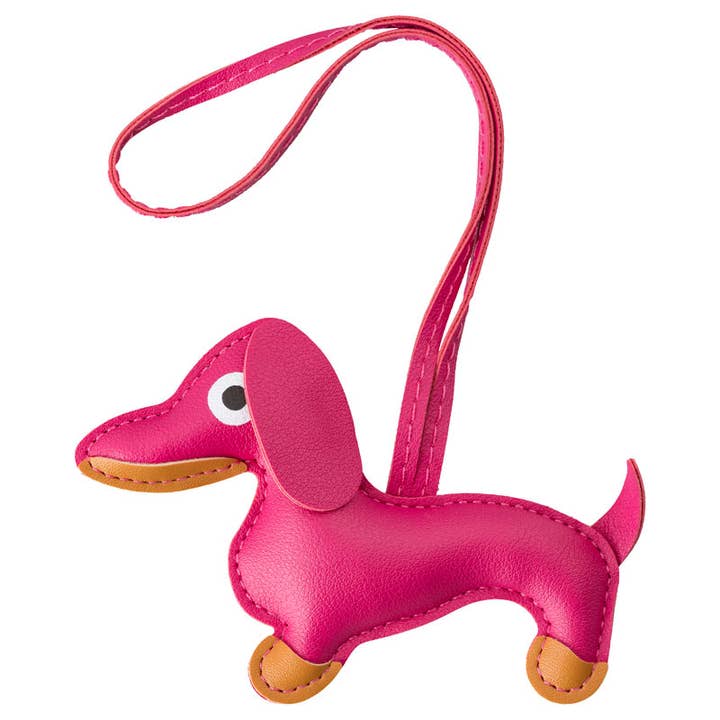Pendant Dachshund, Leather, Pink for wholesale by Nice Home Design