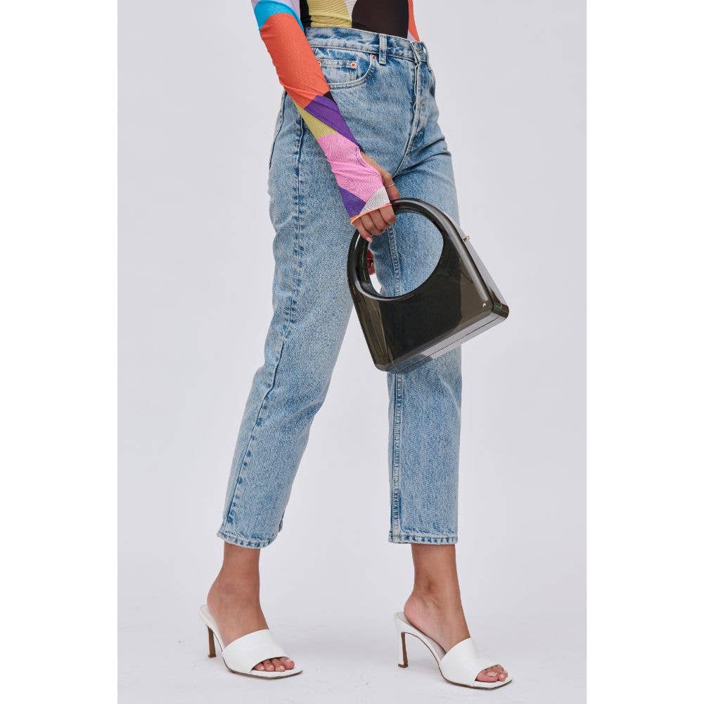 Urban Expressions - Wholesale Clutch - Dames - Zoila acrylic avondtas met transparant design10