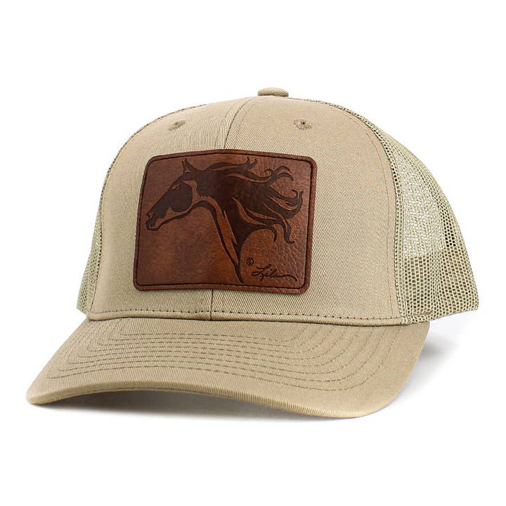 AWST Int'l Lila Horse Head Patch Cap for wholesale by AWST Intl