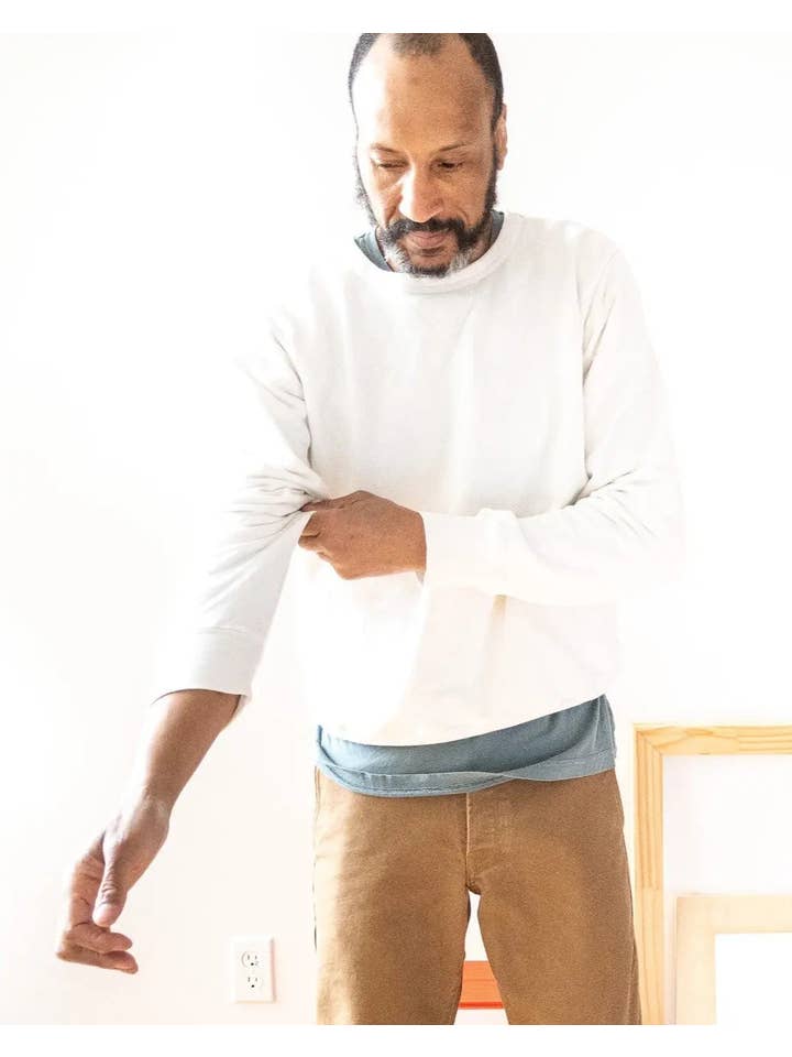 Grown and Sewn - Wholesale Sweatshirt - Men's - French Terry Sweatshirt - Natural1