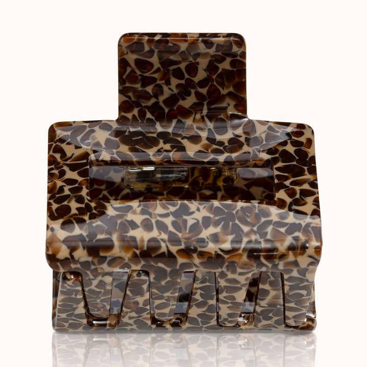 by Vivi. - Wholesale Hair Clip - Women's - Haarklammer Square Giraffe0