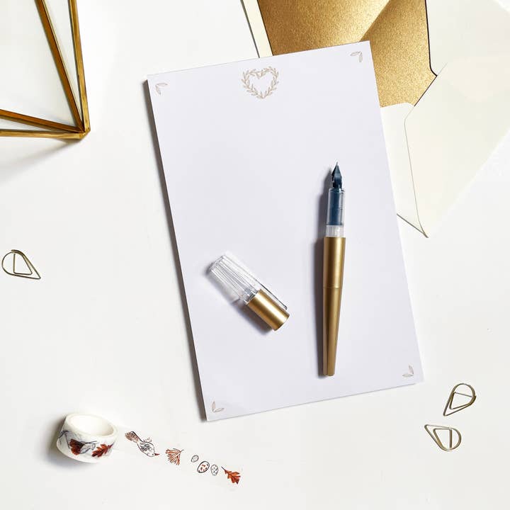 Wild at Heart Notepad | 5.5” x 8.5” Jotter Note Pad for wholesale by Studio Portmanteau