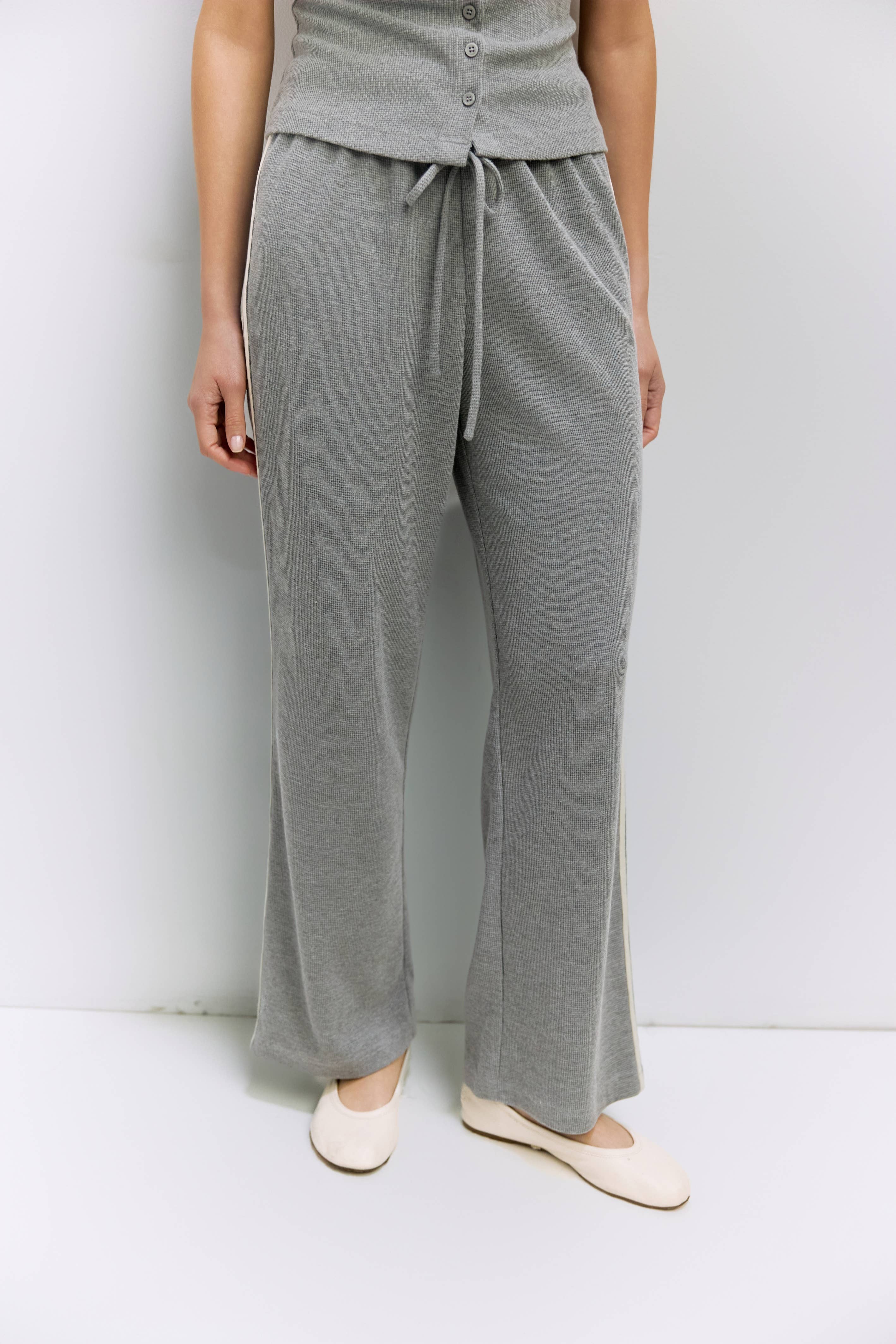 MOD REF - Wholesale Pants - Women's - The Enzo Pants | Women's Wide-Leg Thermal Sport Pants8