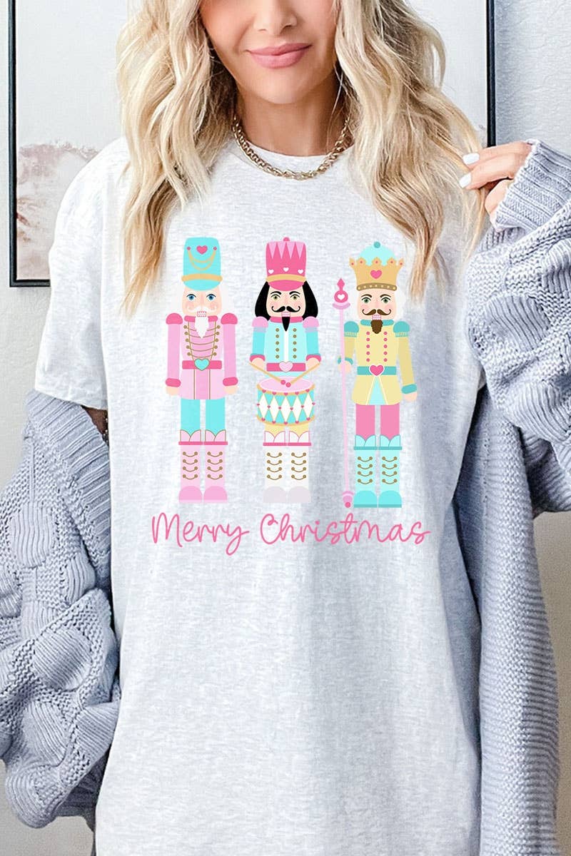 COLORBEAR - Vente T-shirt à imprimés – unisexe - T-shirt épais à motif de casse-noisettes de Noël2