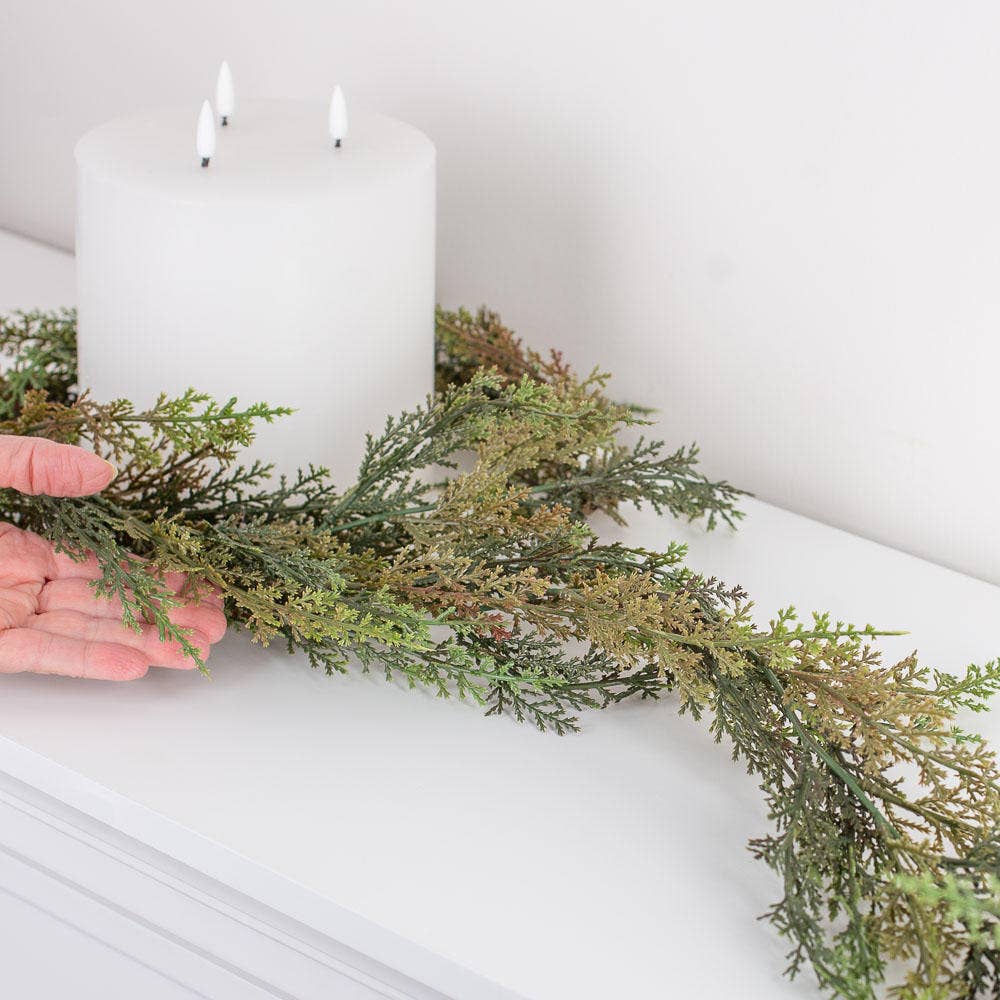 Factory Direct Craft - Wholesale Slingers - 72 inch (182,9 cm) Faux Ceder Jeneverbessen Slinger voor Binnen en Buiten6