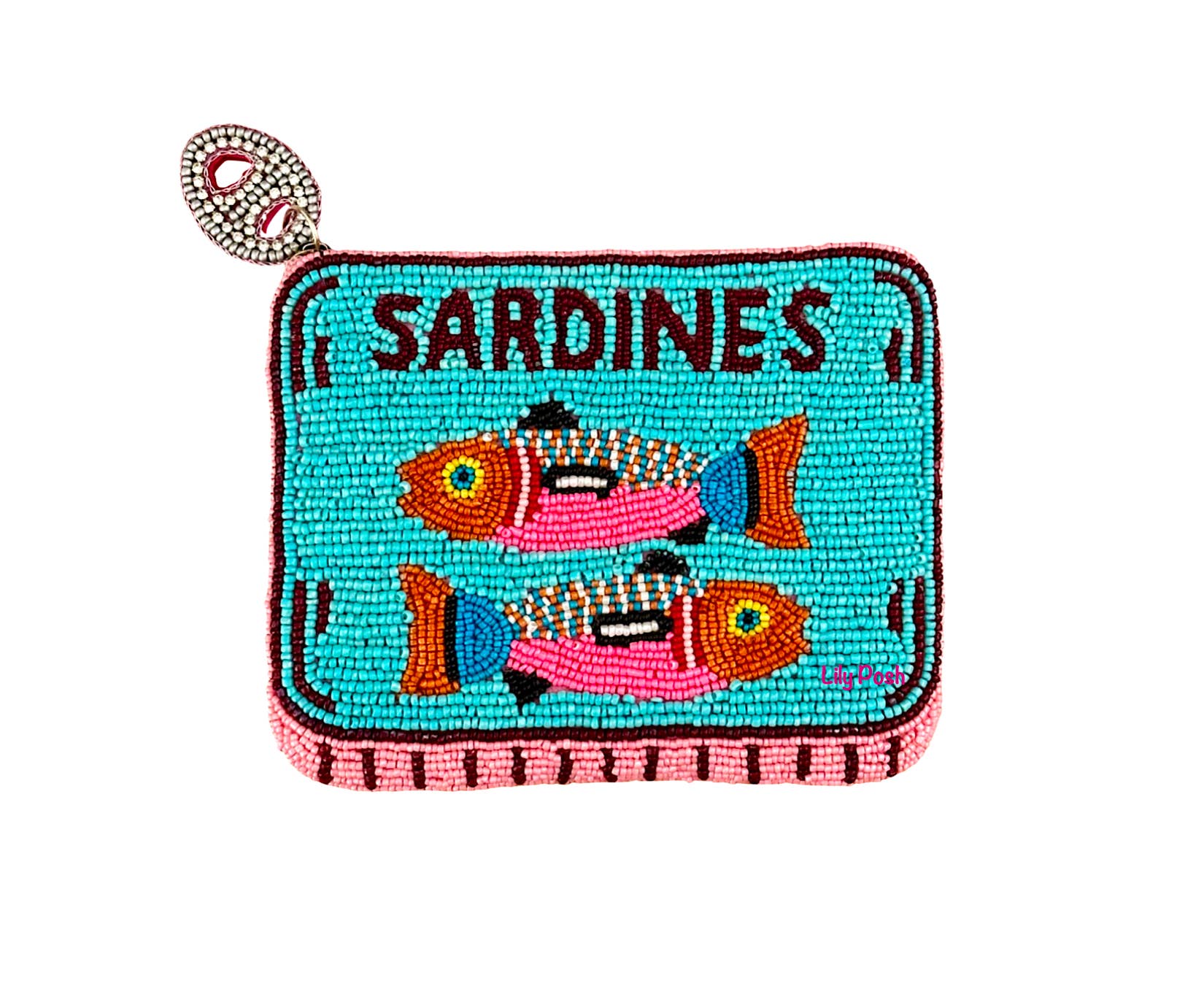 Lily Posh - Wholesale Coin Purse - Women's - Beaded Sardines Coin Purse Lily Posh, Beaded Bag
