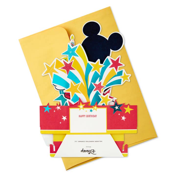 Hallmark – wholesale Birthday card – 3D Pop Up Disney Mickey Mouse Birthday Card6