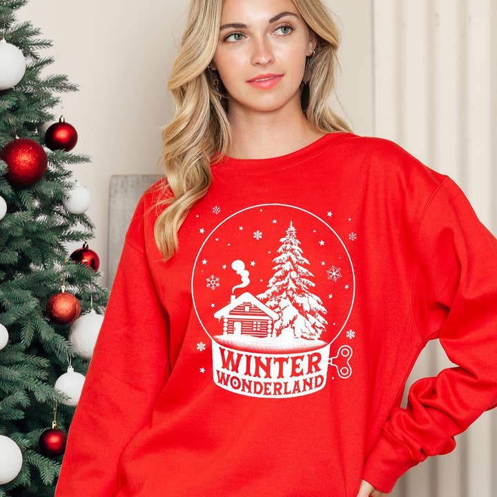 Sudadera con Estampado Gráfico - Winter WONDERLAND para venta al por mayor de Amused by Blue