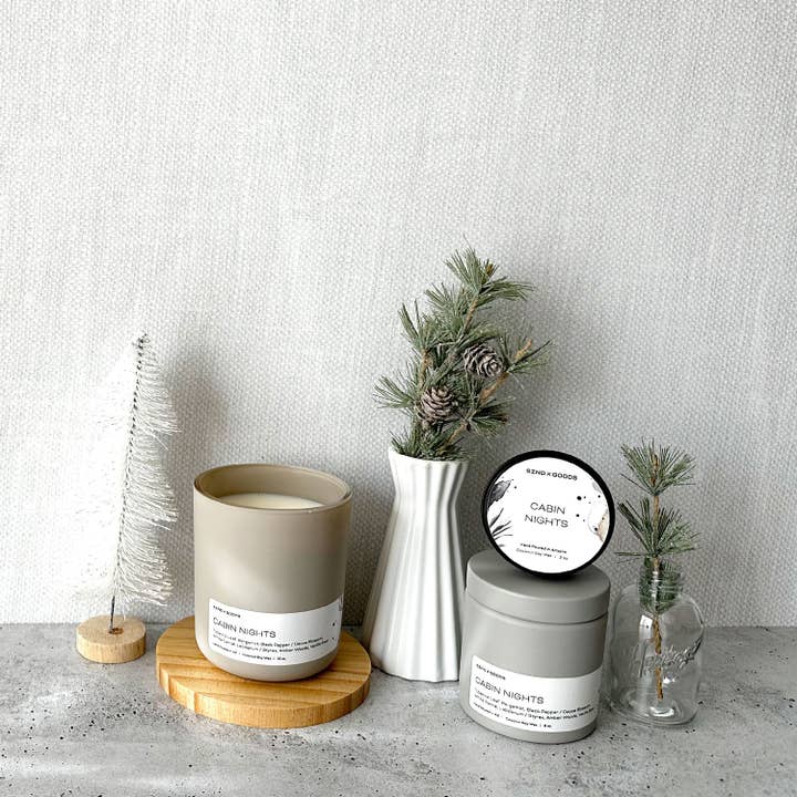 Cabin Nights Houten Lont Kaars voor wholesale door SZND GOODS