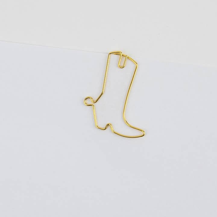 Chez Gagné - Wholesale Paperclip - Paper Clip Pack - Cowboy Boot - Pack of 25 - Office Supplies