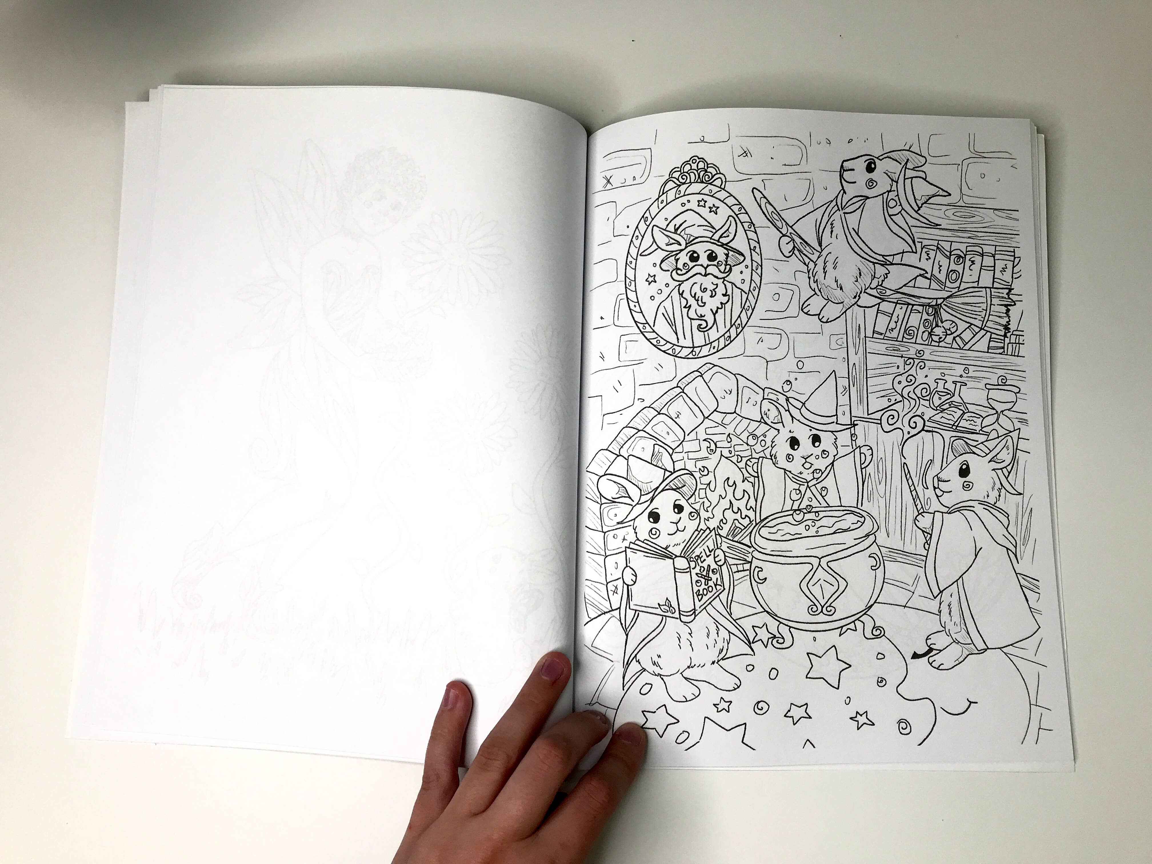 Aquabun - Wholesale Coloring & Activity Book - Adult - Magical Bunnies Coloring Book3