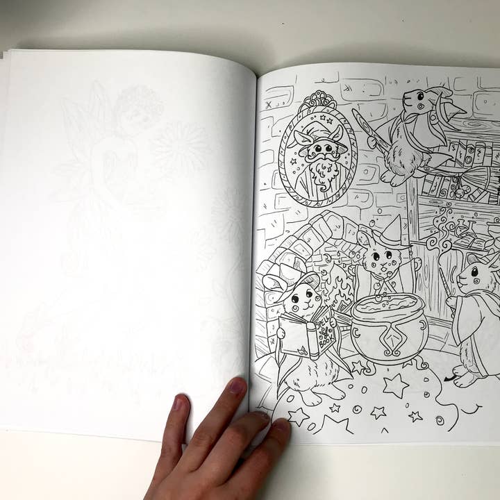 Aquabun - Wholesale Coloring & Activity Book - Adult - Magical Bunnies Coloring Book3