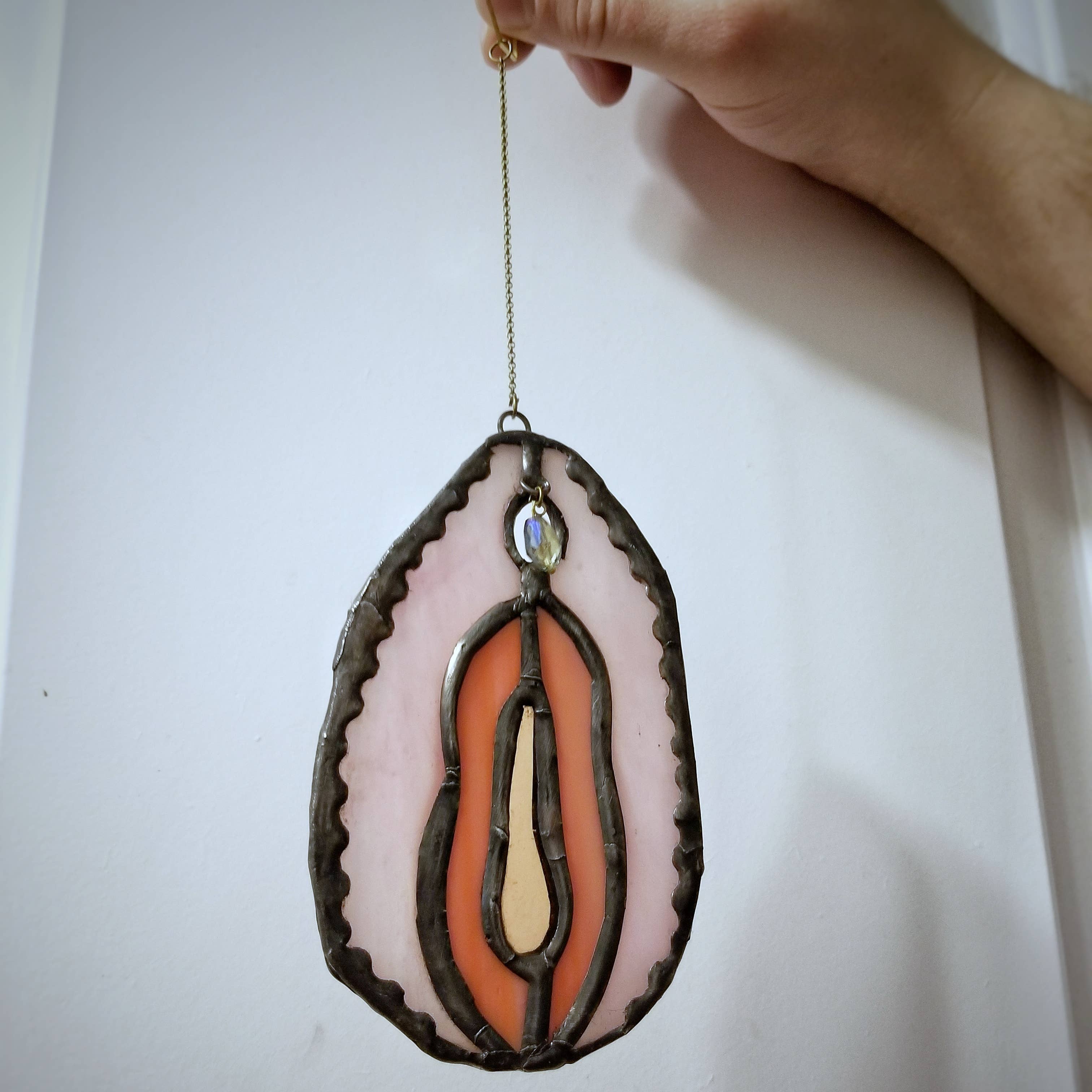 Lost & Found Design - Wholesale Suncatcher - Stained glass - yoni - choose your color combination12