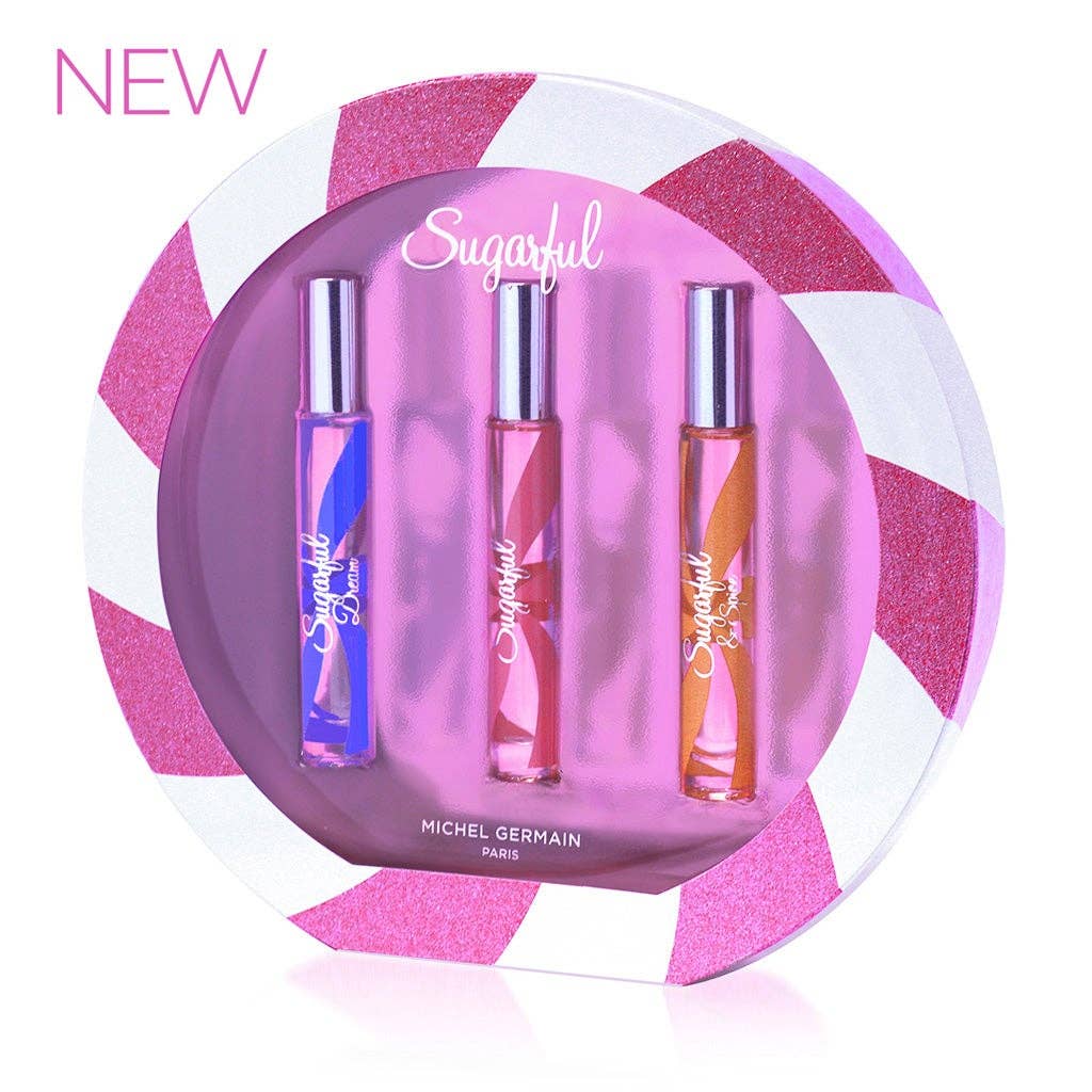 Michel Germain – Engroshandel Roll-on duft – Sugarful 3-delt Rollerball Sæt2