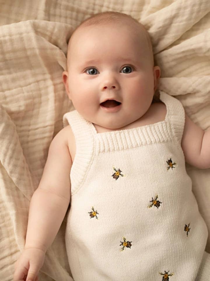 Bee Romper (Please use Direct link in description) for wholesale by ruby & elle .
