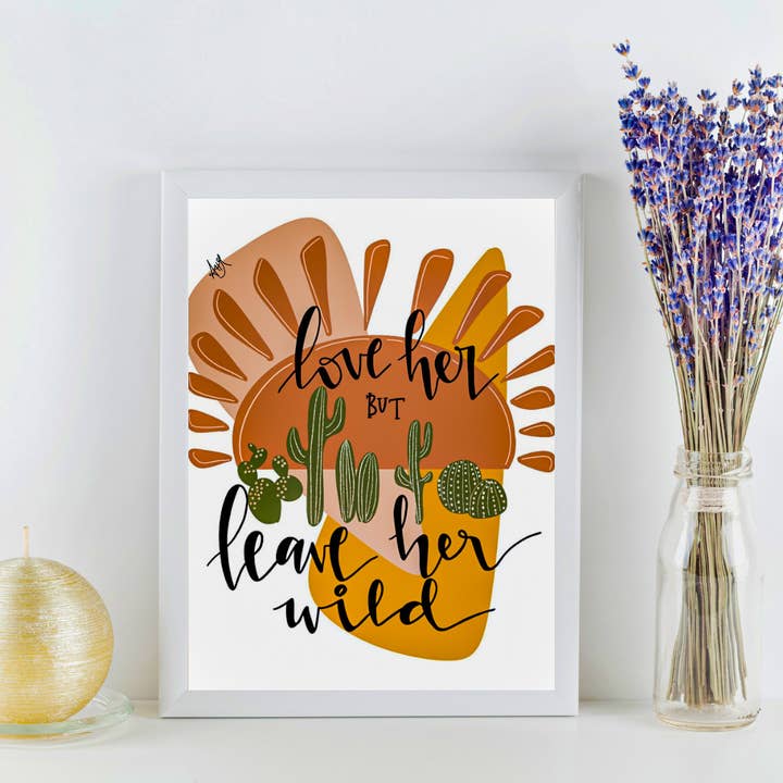 In Anya’s Studio - Wholesale Art Print - Print | Love Her | Cactus Art1