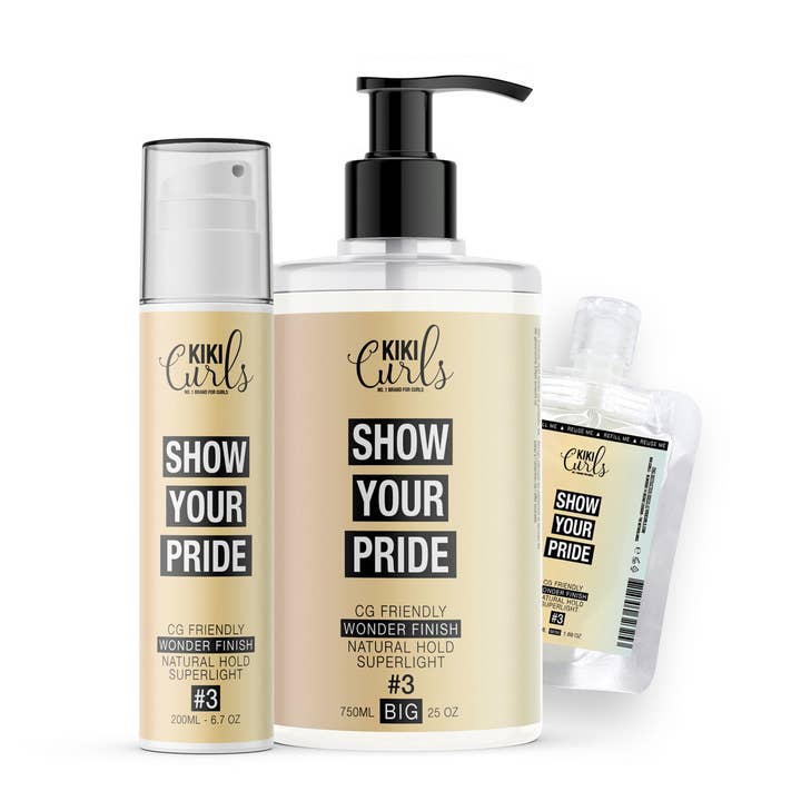 HairBRNDS - Wholesale Hair Styling Gel/Mousse - Kiki Curls #3 Wonder Finish3