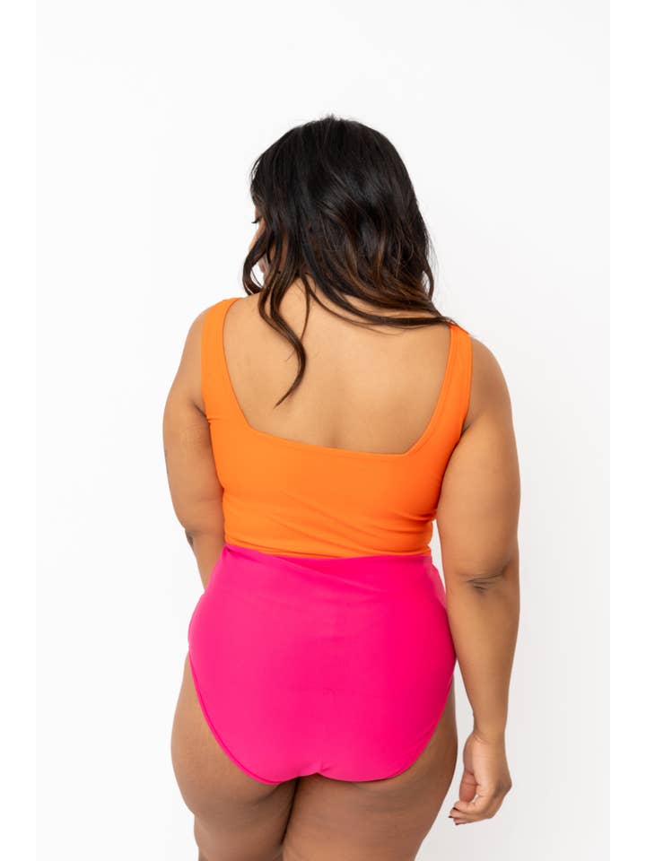 Coral Reef Swim - Wholesale Swim Bottoms - Women's - Floral Fusion/Hibiscus Reversible Midi Swim Bottoms9