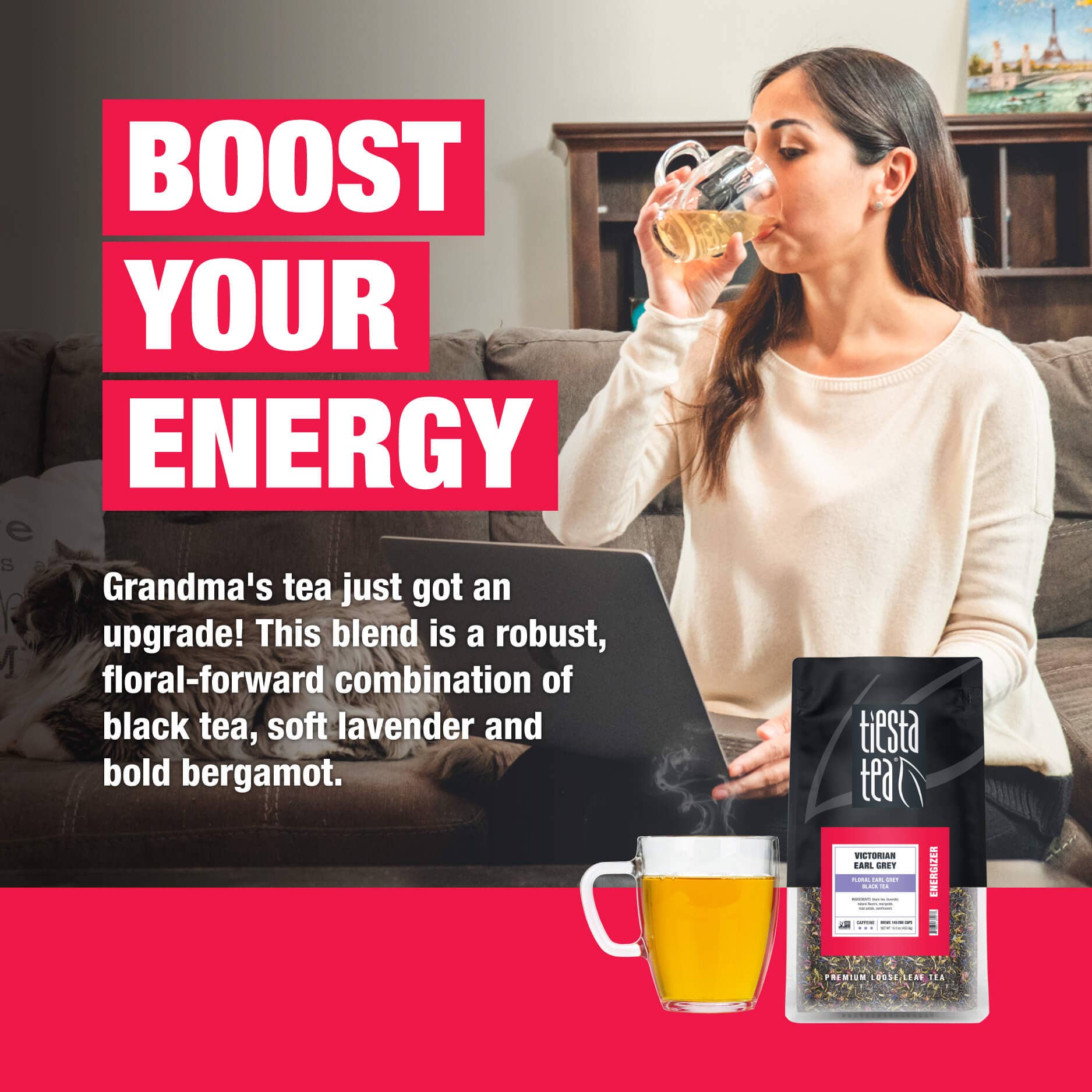 Tiesta Tea Company (loose leaf teas & accessories) - Wholesale Loose Tea - Victorian Earl Grey - Floral Earl Grey Black Tea7