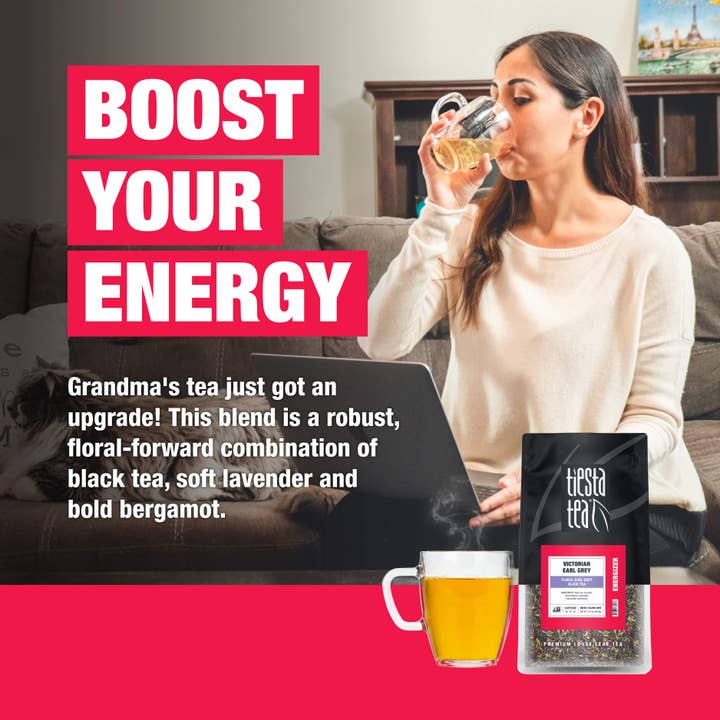 Tiesta Tea Company (loose leaf teas & accessories) - Wholesale Loose Tea - Victorian Earl Grey - Floral Earl Grey Black Tea7