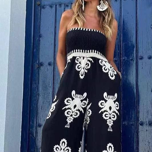 geometric flare jumpsuit and other Purchase Wholesale trajes flamenca. Free Returns & Net 60 Terms on Faire trending on Faire.