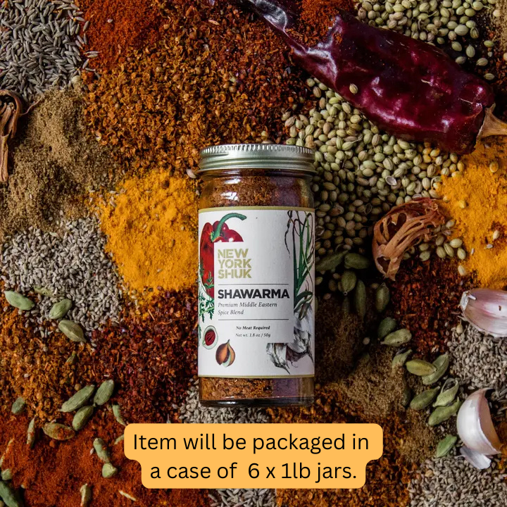 New York Shuk - Wholesale Dried Spice Mix - Shawarma Spice - 1lb (case of 6) 0