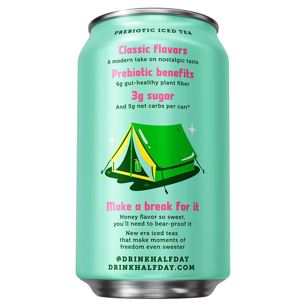 Halfday Tonics - Wholesale Iced Tea - Green Tea with Honey & Ginseng 12 Pack2