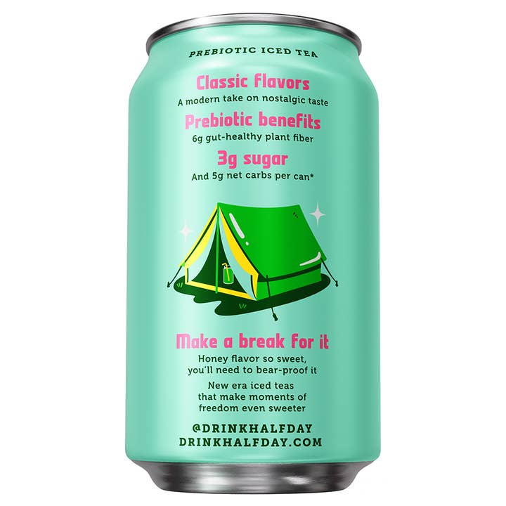 Halfday Tonics - Wholesale Iced Tea - Green Tea with Honey & Ginseng 12 Pack2