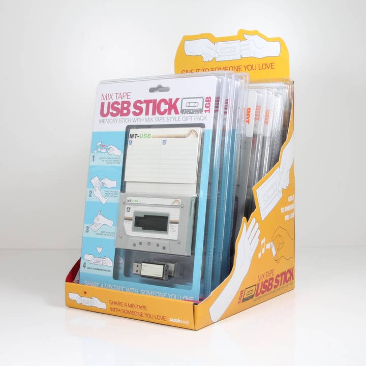 SUCK UK - Wholesale USB Flash Drive - Mix Tape USB Stick
