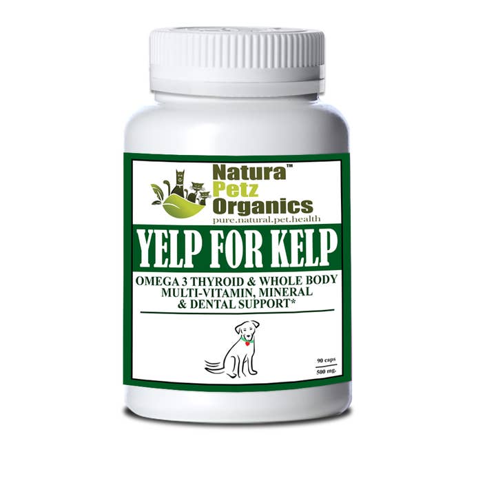 Yelp för Kelp - Omega 3 & 6 Sköldkörtel & Hela kroppen Multi-mineral, Vitamin & Dental Support* för wholesale av Natura Petz Organics