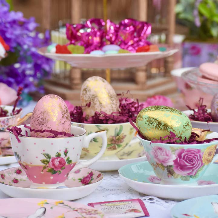 All Little Cute Things - Wholesale Tea Set - Mismatched teacups for Spring Tea party, Event Planner
