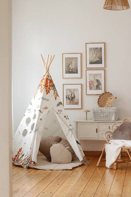 Moi Mili - Wholesale Tent - Kids - "Forest friends" Teepee Tent