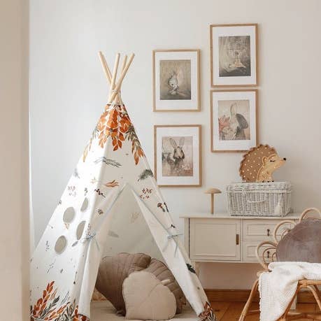Moi Mili - Wholesale Tent - Kids - "Forest friends" Teepee Tent0