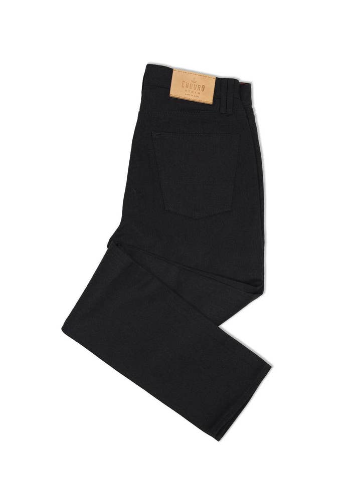 Jean Enduro Denim noir pour la vente par Iron & Resin