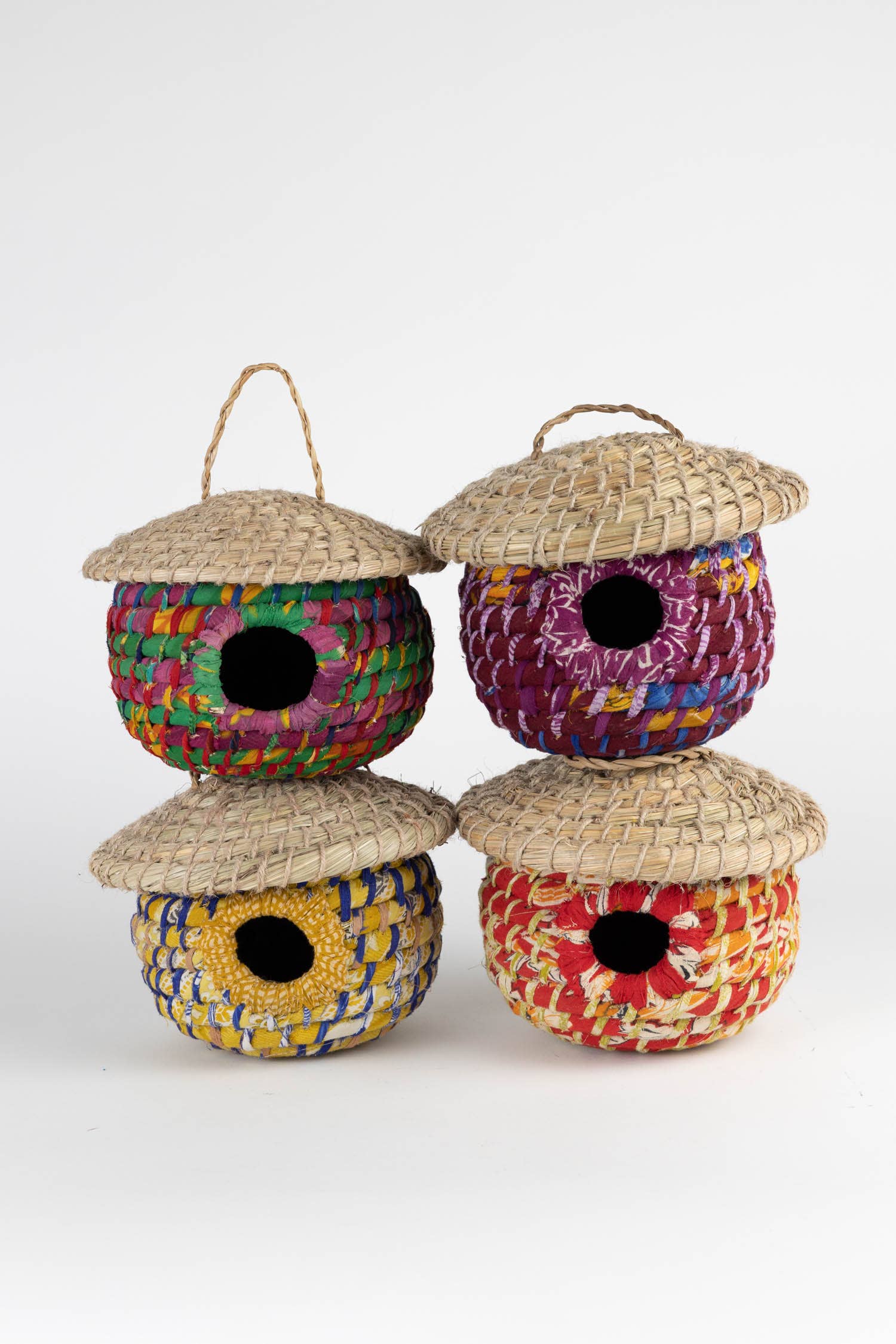 Ten Thousand Villages - Wholesale Bird House - Acorn Sari Birdhouse1