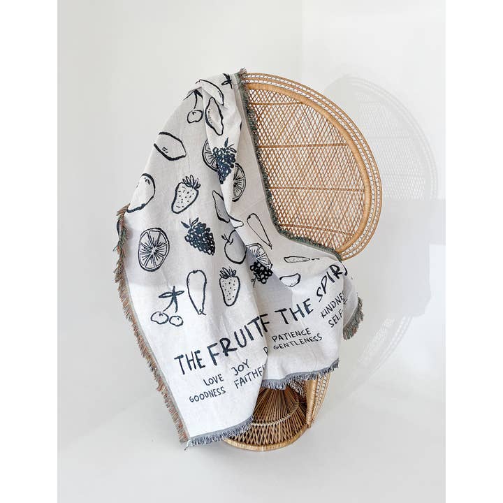 Elevated Faith – Manta para sofá por atacado – Manta de Lançamento Fruto do Espírito5