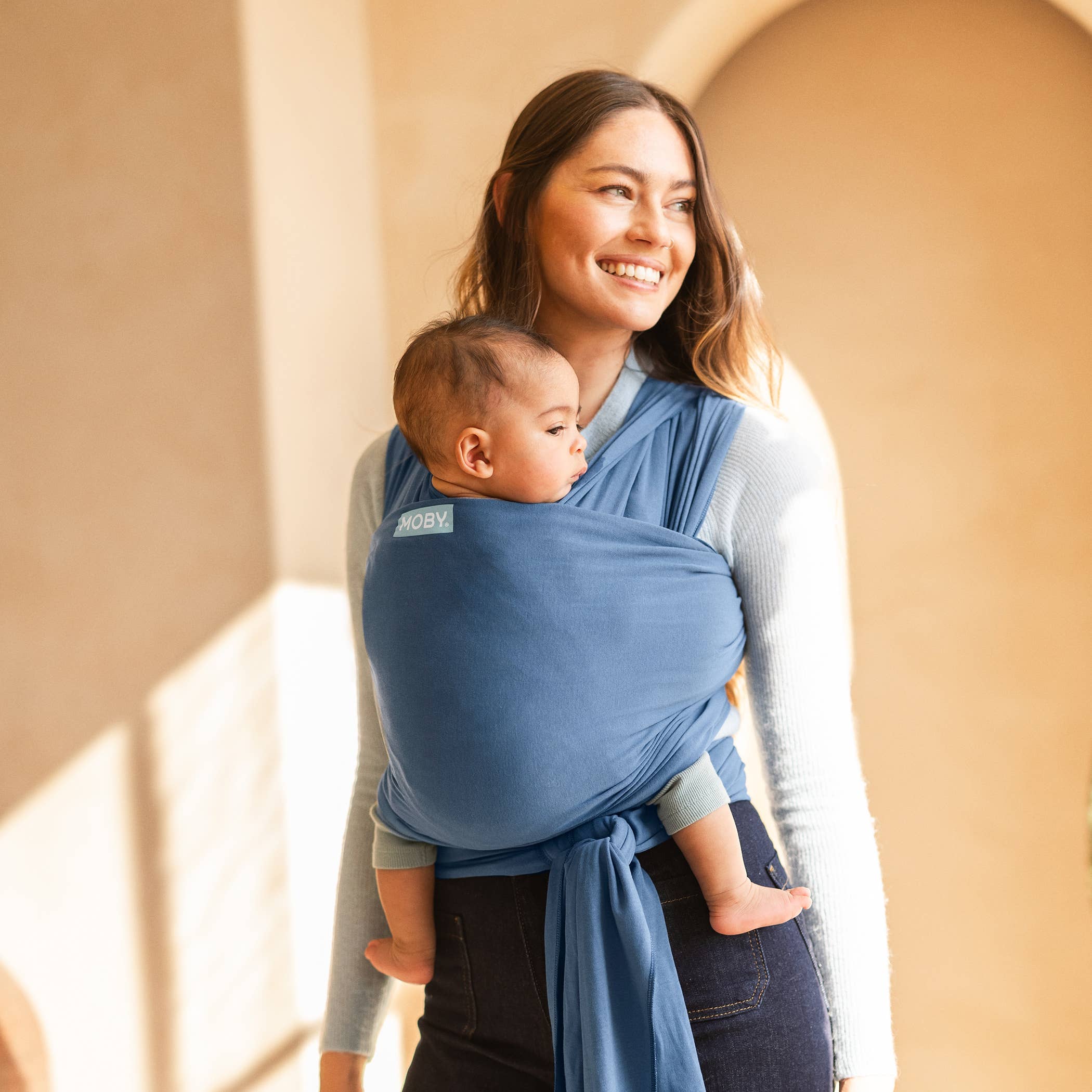 Moby - Wholesale Baby Wrap/Sling - MOBY CLASSIC WRAP - OCEAN- ECOM BOX4