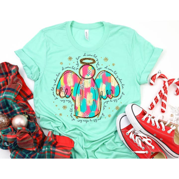 Engelenhemd voor Kerstmis - Jesus Christmas Shirt voor wholesale door The Shirt Company