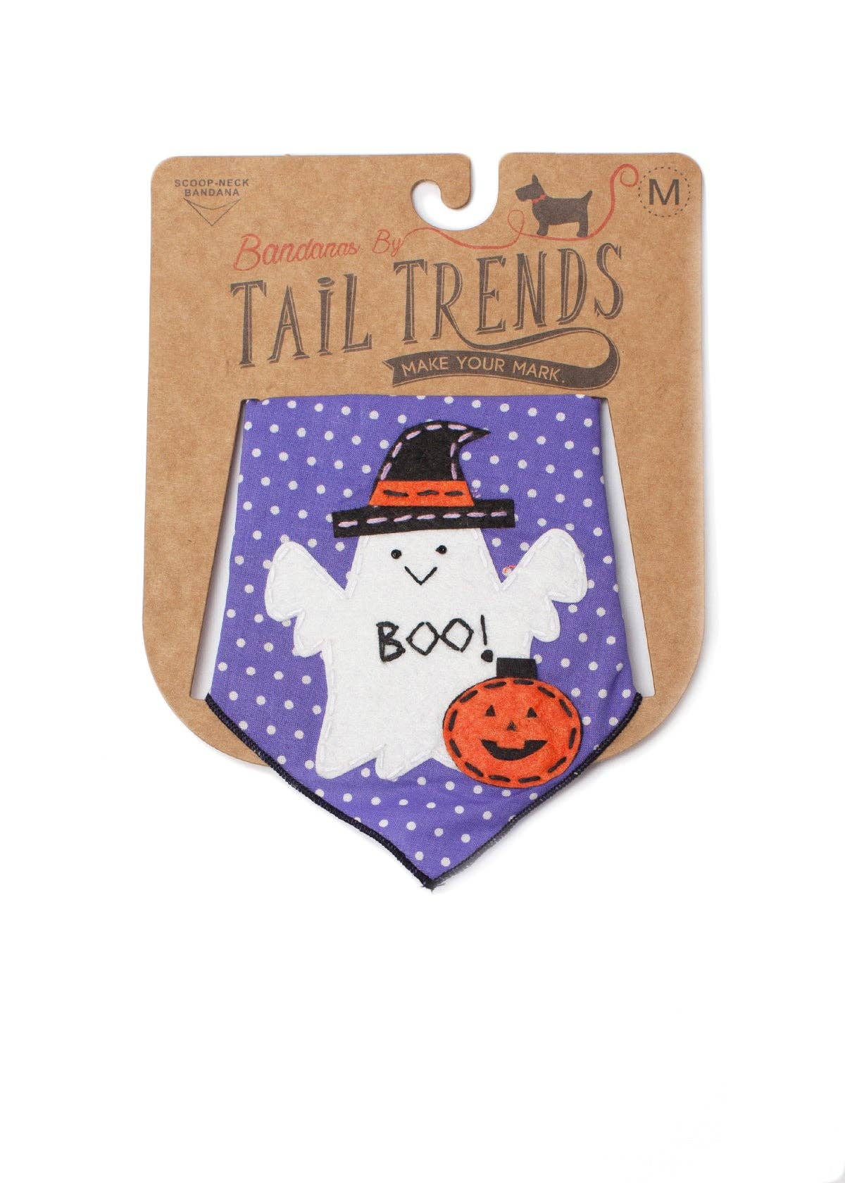 Purple Boo and Friends Dog Bandana Halloween Pet Costume Scarf for wholesale on Faire5