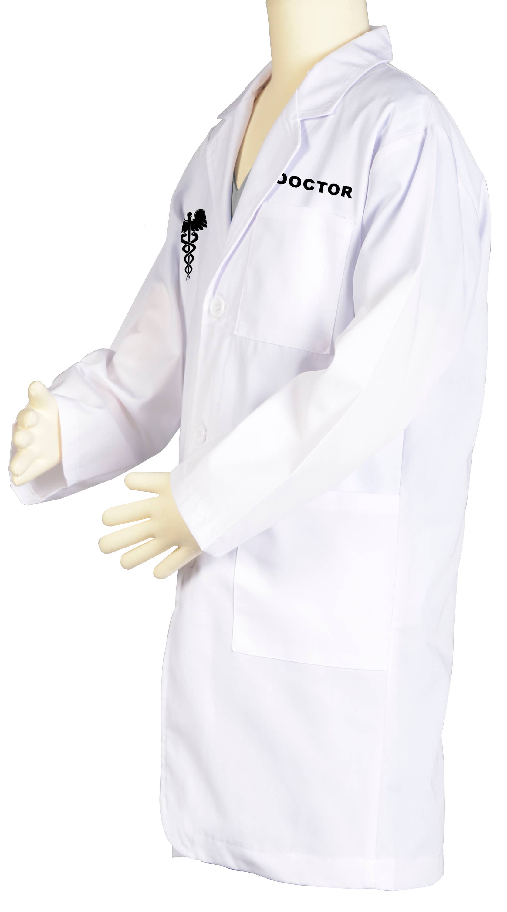 Aeromax Toys - Wholesale Costume - Men's - Adult Doctor Lab Coat, 3/4 Length3