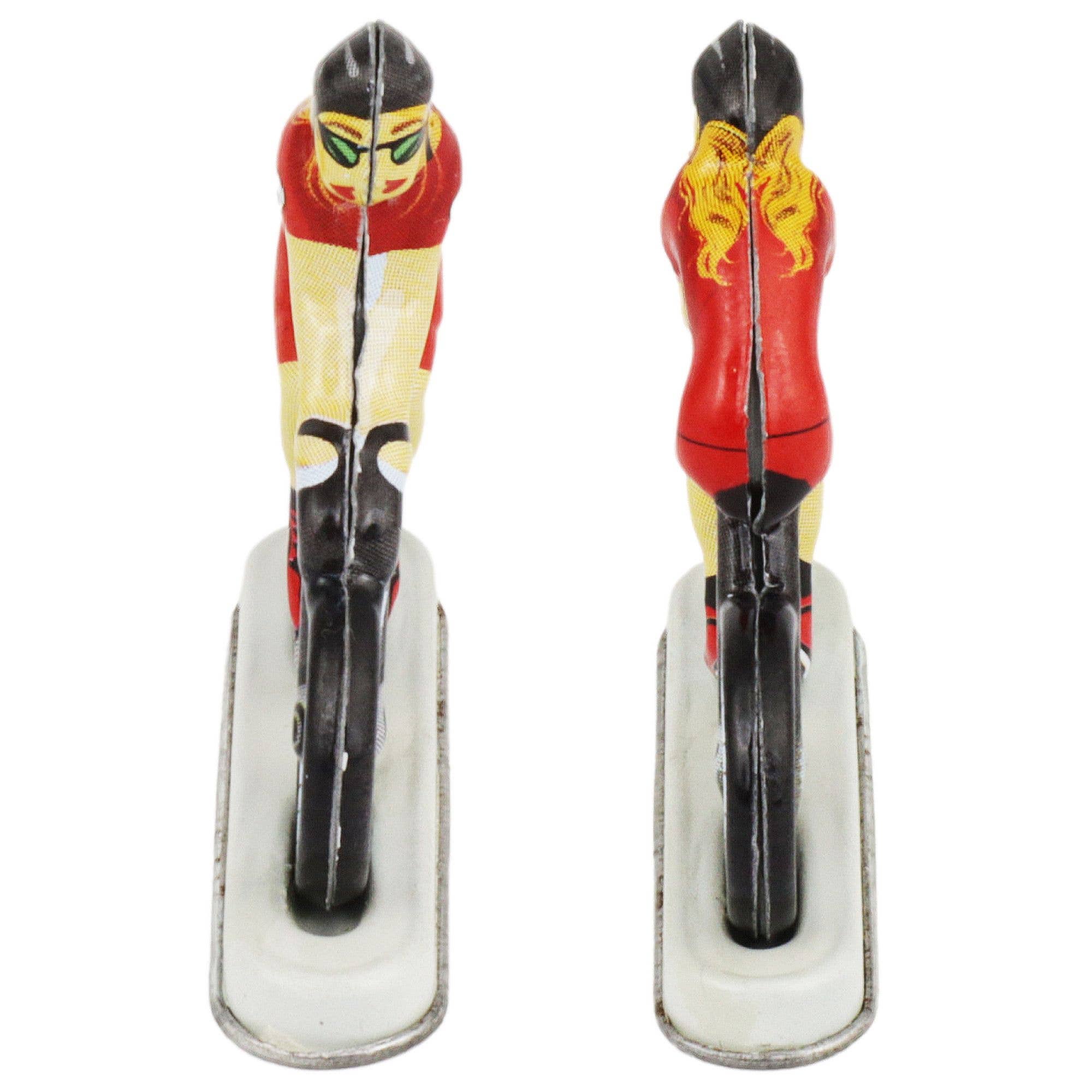 Tribal Trade GmbH - Wholesale Decorative Figurine - Tin Toy Mini Bicycle Cyclist 06 Figure Tin Bike2