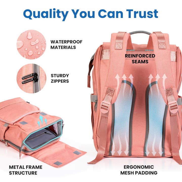 Pillani - Wholesale Diaper Bag - Baby - Pillani Baby Diaper Bag Backpack, Newborn Essentials