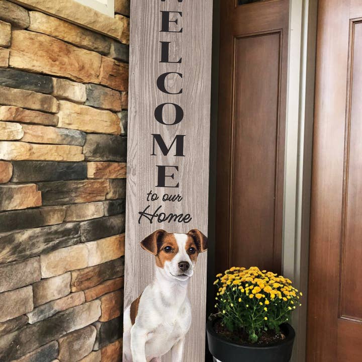 Jack Russell Terrier Welcome Sign for wholesale by E&S Pets