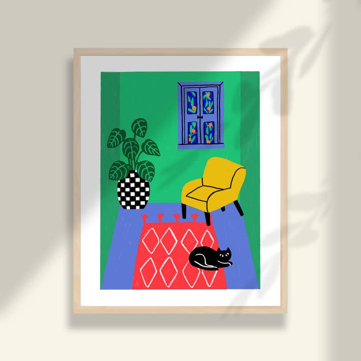 Allison Poplett – Großhandel Kunstdruck – Gemütliches Zimmer Kunstdruck1