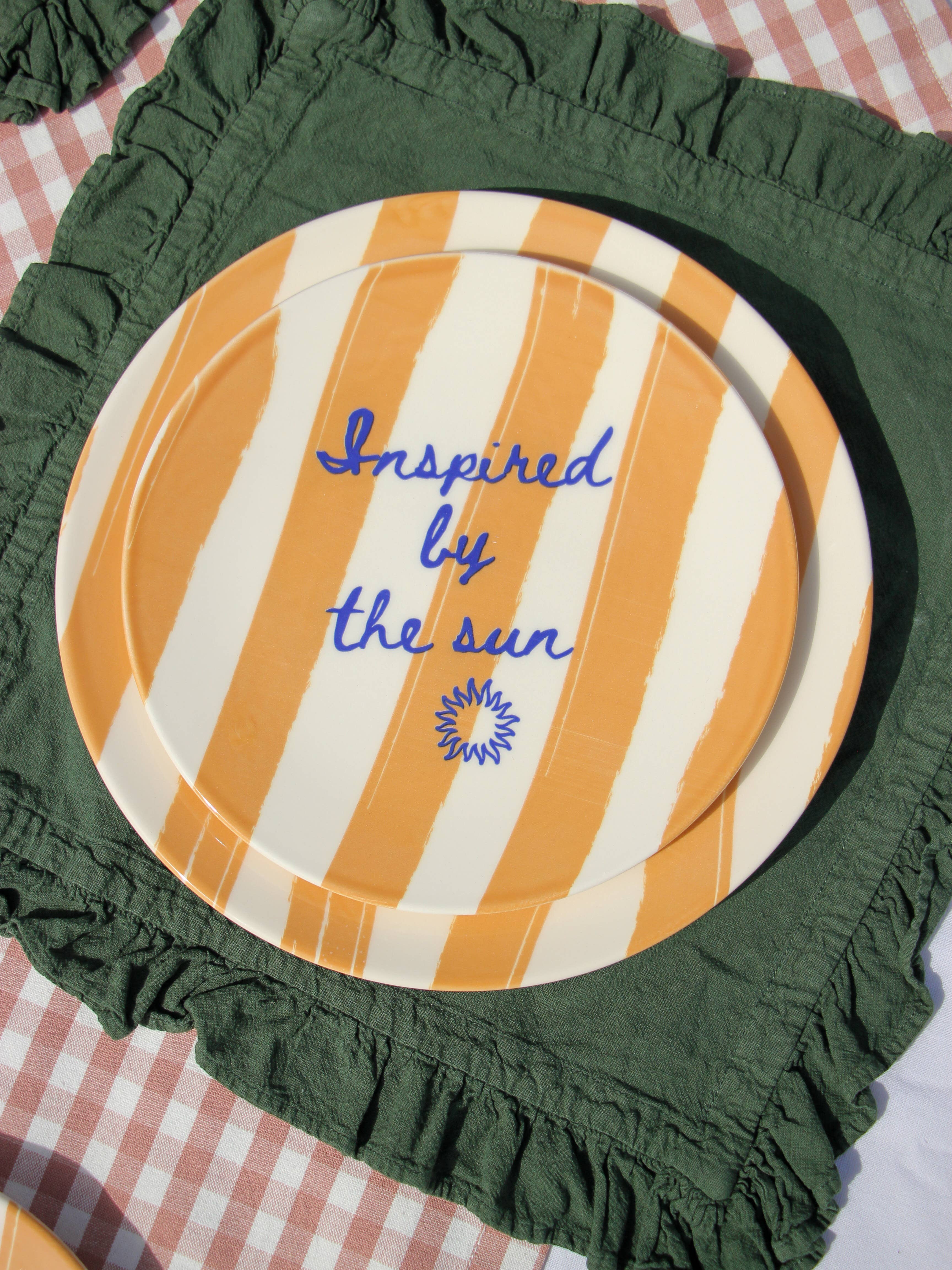 Pó de Barro - Wholesale Dinner Plate - Dinner Plate Stripes Mood 2