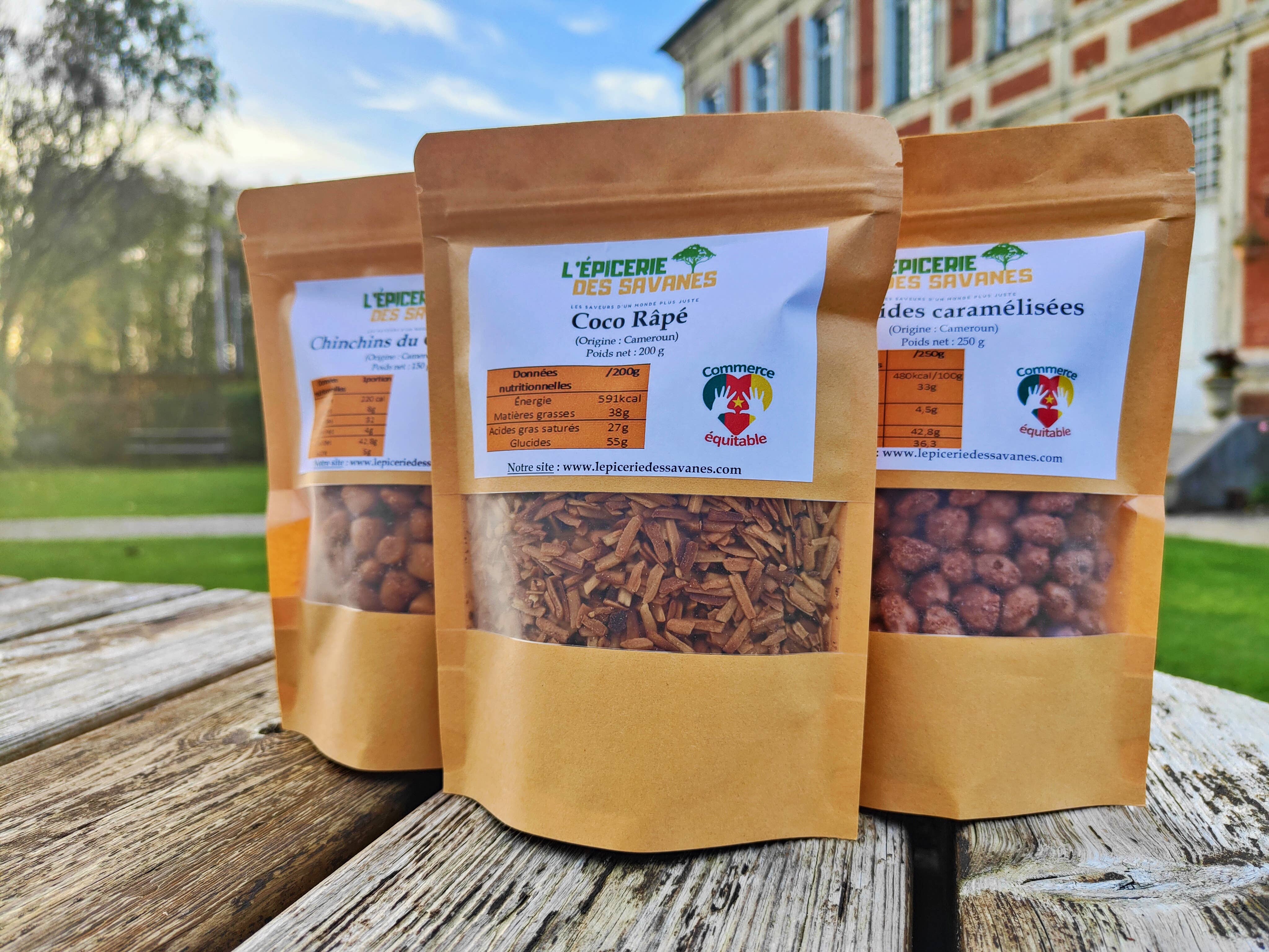 Épicerie des Savanes - Wholesale Nuts - Grated & grilled coconut 200g