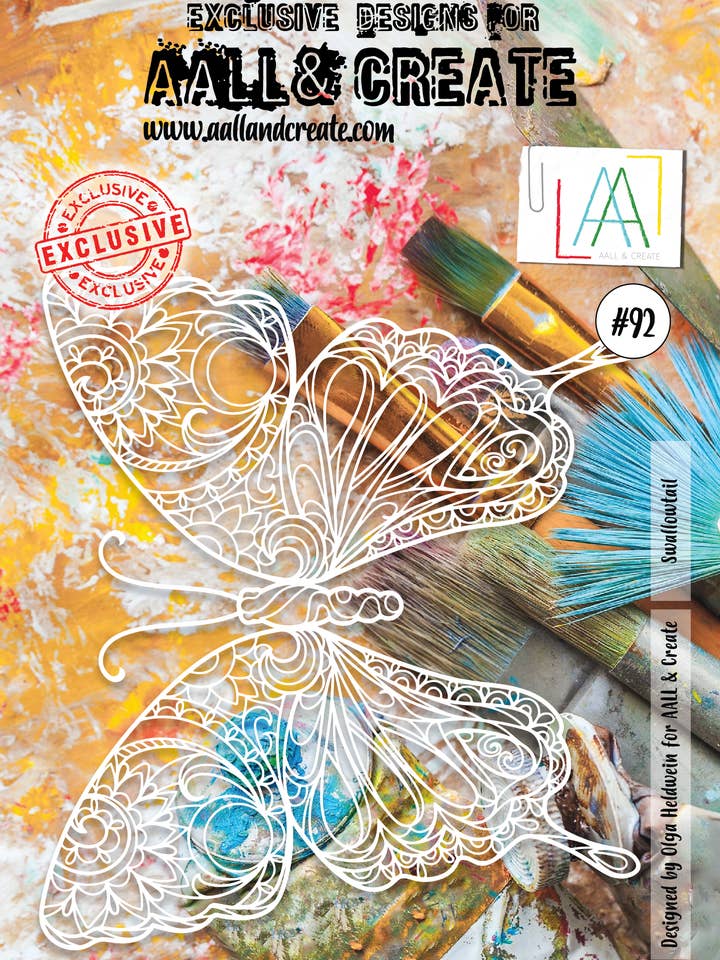 Totally Dotty - Pochoir A4 #92 pour la vente par AALL AND CREATE