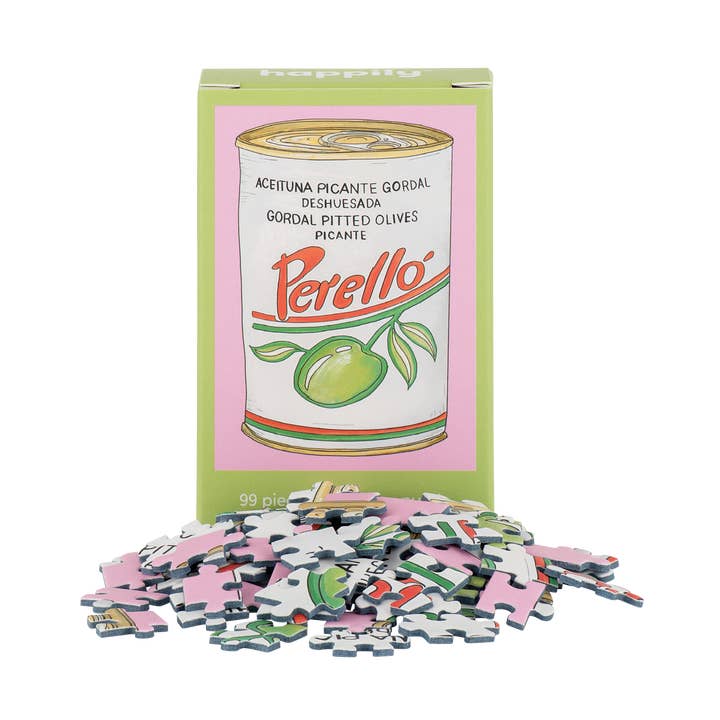 Olives - 99 Piece Mini Jigsaw Puzzle for wholesale by Happily Puzzles