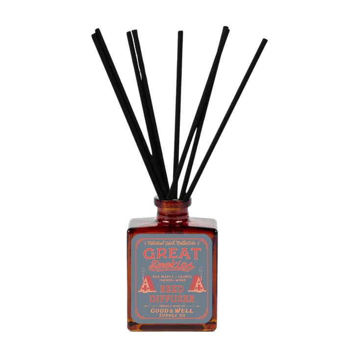 Great Smokies National Park Reed Diffuser for wholesale by Good & Well Supply Co.